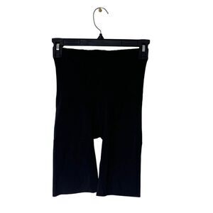 Spanx Womens Black Mid-Thigh Shaping Shorts L